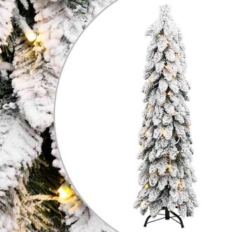vidaXL Vidaxl &Aacute;rbol De Navidad Artificial Iluminado Con 60 Led Y Nieve 120 Cm