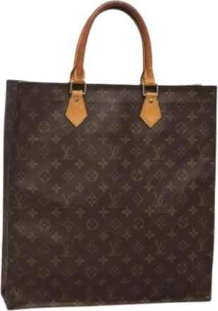 Louis Vuitton Tweedehands Canvas Louis Vuitton tassen - Dames - Vintage Shopper - Bruin - ONE Size - Leer - Vintage