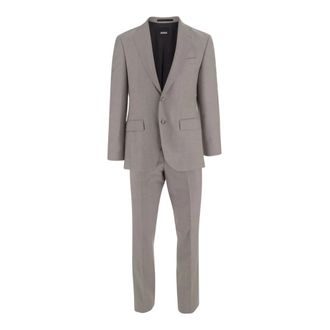 HUGO BOSS Traje de lana - Suits - Hombre - Beige - 2XL