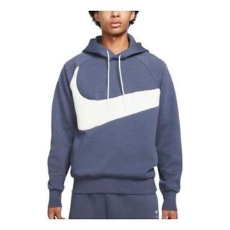 Nike Sportswear Swoosh Tech Fleece Pullover Hoodie Thunder Blue DD8222-437