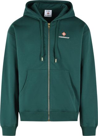 Casablanca Green Cotton Sweatshirt