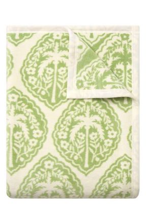 ChappyWrap Carolina Palms Throw Blanket in Green at Nordstrom