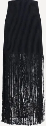 Alaia Gonna a tubino con frange Woman 36