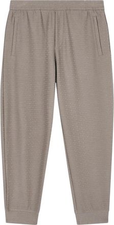 Emporio Armani Slim Fit Broeken - Heren - Sweatpants - Beige - 2XS - Katoen - Broeken