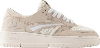 D.A.T.E. Camoscio Sneaker - Dames - Sneakers - Wit - 35 EU - Schoenen