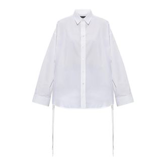 Balenciaga Shirts, female, White, Size: 2XS Oversize-cut shirt