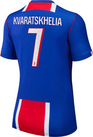 Nike Khvicha Kvaratskhelia Paris Saint-Germain 2026/27 Stadium Home Nike Womens Dri-FIT Soccer Jersey in Blue | NN204147486-PSG
