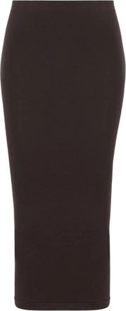 Wolford Merino Wol Blend Kokerrok - Dames - Kokerrokken - Bruin - L - Wol - Rokken