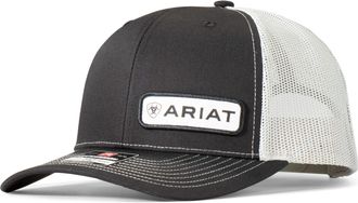 Ariat Mens Logo Trucker Cap in Black, by Ariat