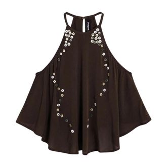 Desigual Dames, Tops, Bruin, Maat: XS