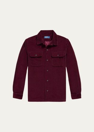 Polo Ralph Lauren Mens Classic-Fit Corduroy Camp Shirt