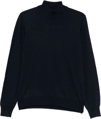 Tagliatore Turtleneck Trui - Heren - Coltruien - Blauw - 2XL - Wol - Truien & Vesten