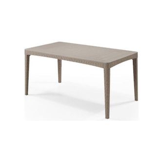 Keter Tavolo da Giardino 160x90x74 cm in Resina Keter Girona Cappuccino