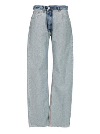 Maison Margiela Straight Leg Denim Jeans Blu-Uomo