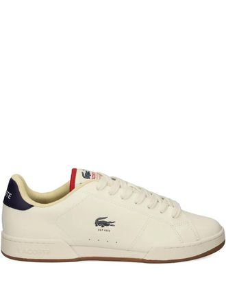 Lacoste Carnaby leather sneakers - men - Leather/Rubber/Fabric - 7.5 - White