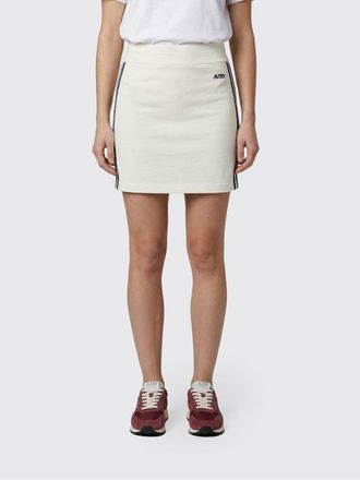 Autry Viscose Blend Pencil Skirt With Logo
