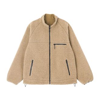 Gramicci Giacca Reversibile in Sherpa - - Sport - Uomo - Beige - XS