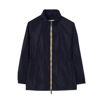 Burberry Dames, Jassen, Blauw, Maat: M Zijde