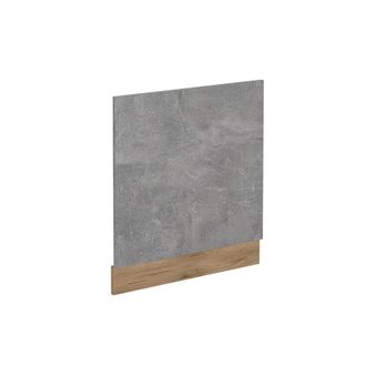 Vicco Frontal Para Lavavajillas R-line, Hormig&oacute;n, 60 Cm Sin Encimera