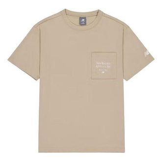 New Balance Essentials Athletic Club T-Shirt Khaki AMT42316-SOT