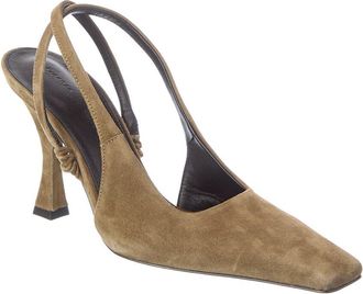Proenza Schouler Cross Suede Slingback Pump