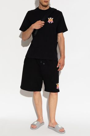 Amiri T-shirt With Printed Logo, Mens, Black