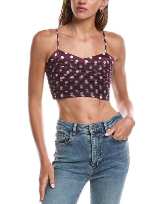 Cinq &agrave; Sept Camille Polka Dot Selly Top