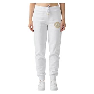 Versace Jeans Couture Dames, Broeken, Wit, Maat: S Katoen