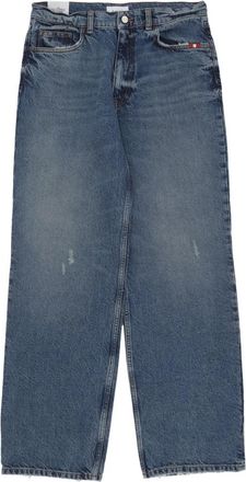Amish Hoge Taille Denim Jeans - Dames - Loose Fit Jeans - Blauw - W26 - Denim - Jeans