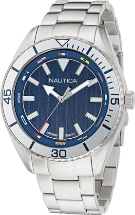 Nautica Mens Nct Windward Stainless Steel Watch
