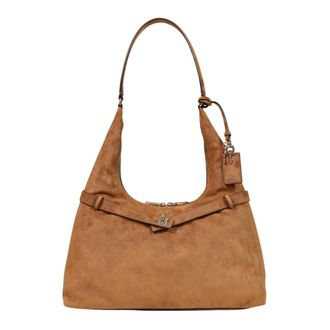 Guess Shoulder Bags, female, Brown, Size: ONE SIZE Coleen Logo Small SA