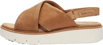 Timberland (WMNS) Timberland Safari Dawn Backstrap Sandal Brown TB0A415JEN21