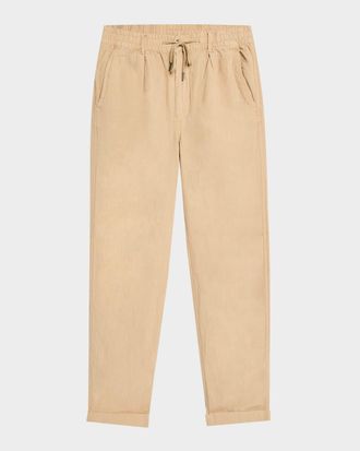 Polo Ralph Lauren Men & apos;s Prepster Slim Tapered Linen Pants