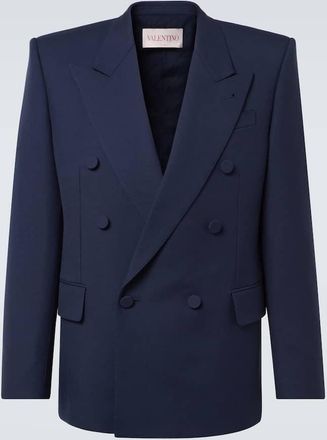 Valentino Blazer in gabardine di lana vergine