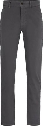 HUGO BOSS Chino Slim - Heren - Slim Fit Broeken - Grijs - W34 L32 - Katoen - Broeken