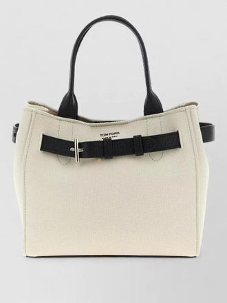 Tom Ford audrey tote bag top handles strap belt