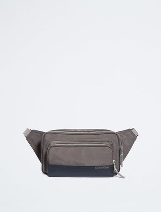 Calvin Klein Mens Utility Belt Bag - Grey