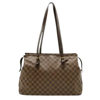 Louis Vuitton Pre-owned Shoulder Bags, female, Brown, Size: ONE SIZE Pre-owned Damier Shoulder Tote
