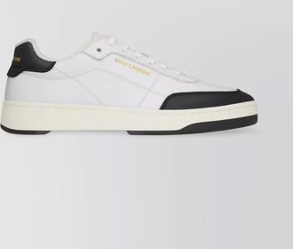Saint Laurent leather low-top sneakers
