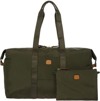 Bric's Brics X-Bag 22-Inch Folding Duffle Bag in Olive at Nordstrom