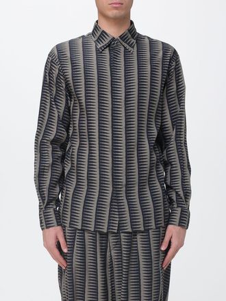 Emporio Armani Camicia casual Emporio Armani in misto lyocell stampato