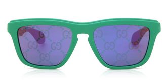 Gucci GG1571S 004 Mens Sunglasses Green Size 55