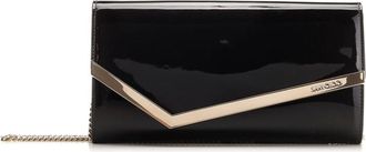 Jimmy Choo London Clutch Bag Emmie In Patent Leather