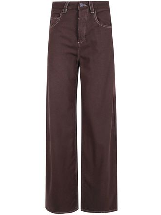 Uma Wang Pants Wool Brown Phyllis