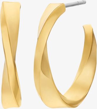 Michael Kors Twist Hoop Earrings