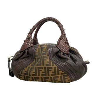 Fendi Pre-owned Handbags, female, Brown, Size: ONE SIZE Pre-owned Vintage Handbag