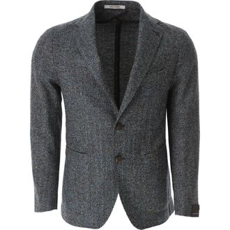 Tagliatore Blazers, male, Gray, Size: L Stylish Blazer
