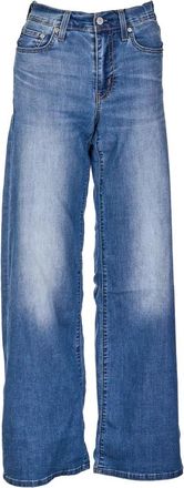 Levi's Wide Jeans - Dames - Loose Fit Jeans - Blauw - W24 - Jeans