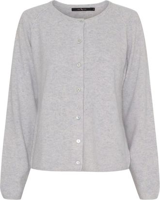 BTF-CPH 50067 Cardigan in Cashmere e Merino - - Knitwear - Donna - Blu - S