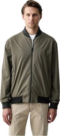 Karl Lagerfeld Bomberjack - Heren - Bomber jackets - Groen - L - Polyester - Jassen